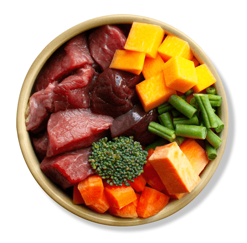 Pawzi raw ingredients bowl